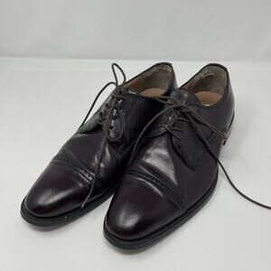Joseph Abboud Burgundy Leather Dress Shoes (Size 11)